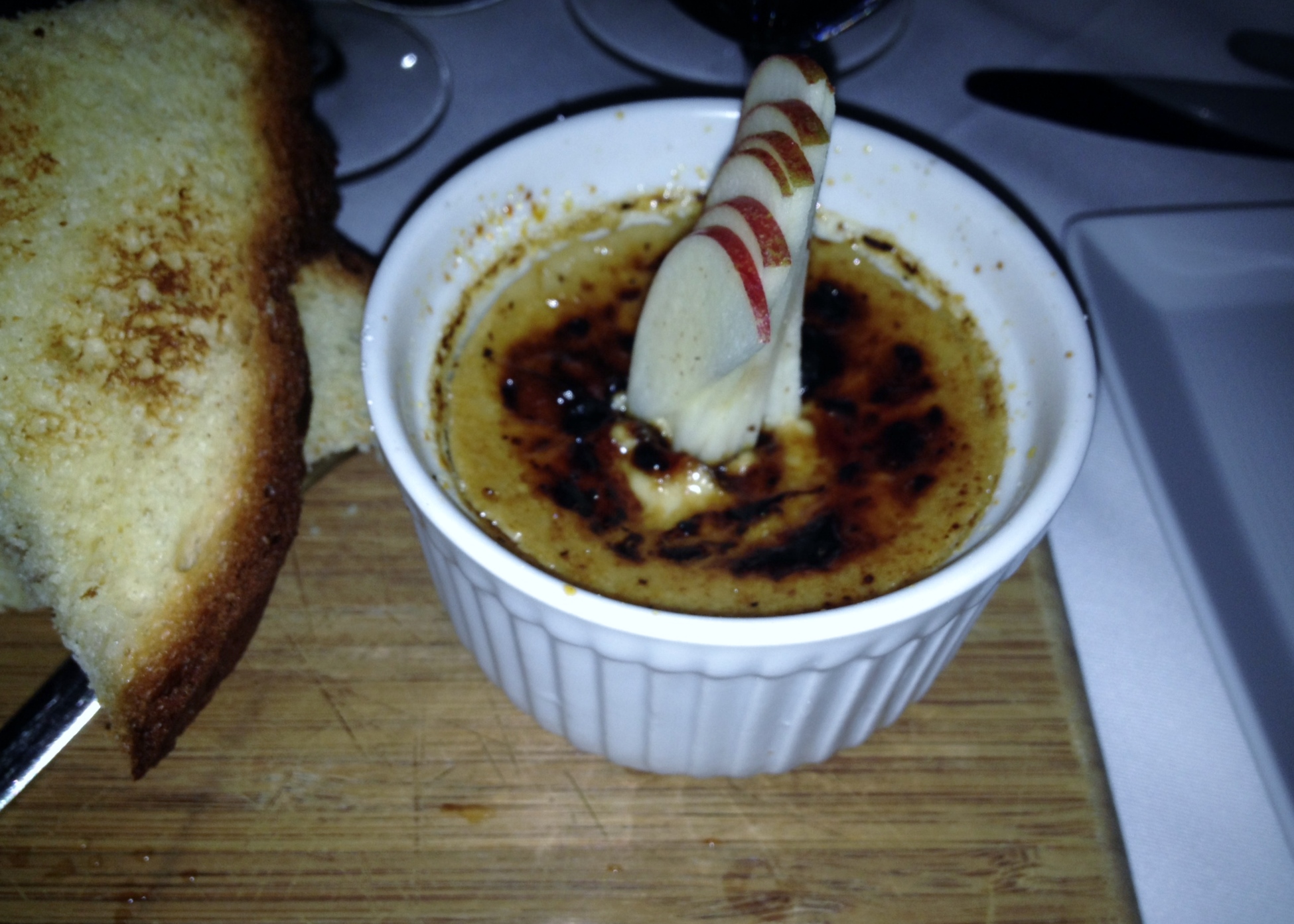 TW Food creme brulee foi gras