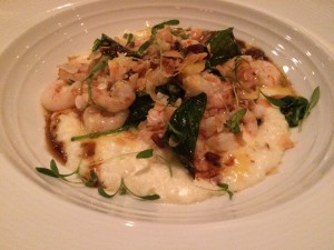 Oval Room shrimp and grits