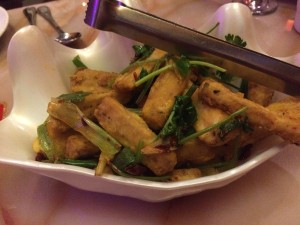 Peter Chang dry fried eggplant