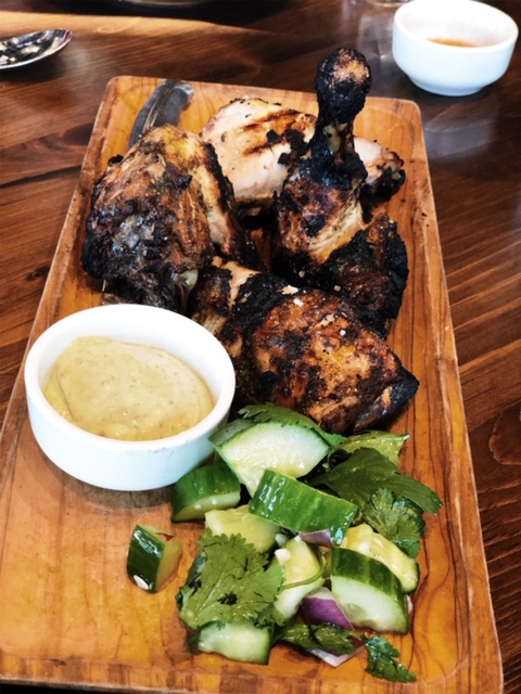 Kaliwa wood-grilled half chicken